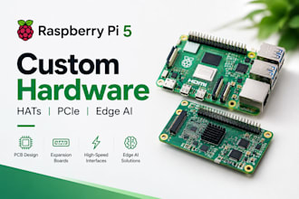 raspberry pi 5 hat, pcie, edge ai and custom pcb hardware