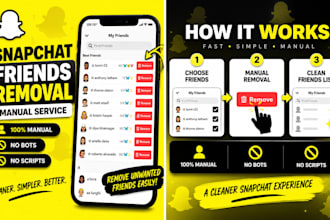remove unwanted friends from your snapchat account