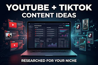research youtube and tiktok content ideas for your niche
