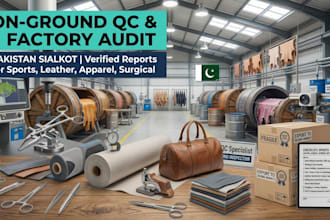 be your quality control inspector and factory auditor in pakistan