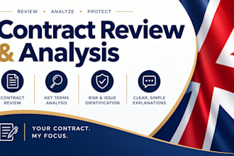review, analyze, and explain your contract or legal