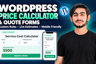 build a custom wordpress price calculator or quote form