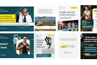 design linkedin carousels and social media graphics