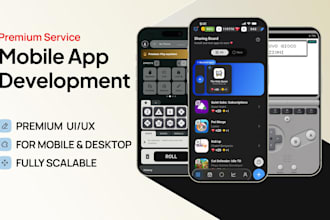 create a cross platform app for android, IOS, windows, macos