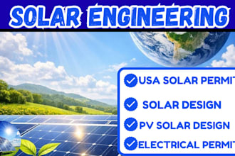 do professional solar permit design and solar pv permit, electrical plan