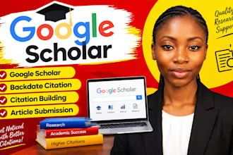 increase your  backdated citations, google scholar citations, increase citation