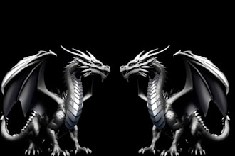 custom 3d articulated model fidget toys 3d dragon bjd doll stl for 3d printing