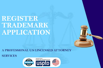 do USA trademark registration, patent , office action and sou