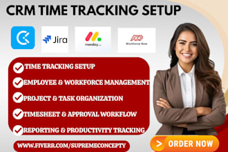 setup time tracking clockify zoho sprint jira apd workforce quickbook monday com