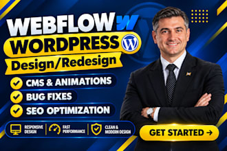 design develop fix webflow website and convert figma to webflow