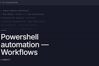automate your workflows with powershell scripts