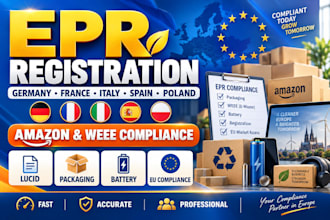do epr registration for germany france italy spain poland amazon and weee