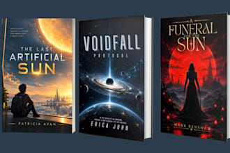 design fantasy sci fi cover apocalyptic cozy dystopian amazon kdp cover design