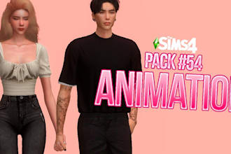 do 3d sim 4 design, sim 4 character modeling, 3d sim 4 animation, cc model