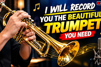 professionally record a beautiful trumpet track for your song