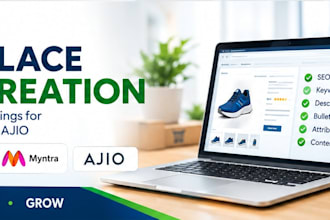 create and optimize amazon flipkart myntra and ajio listings