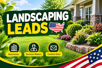 targeted landscaping leads in the USA