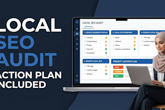 do a local SEO audit with keyword research for google rank