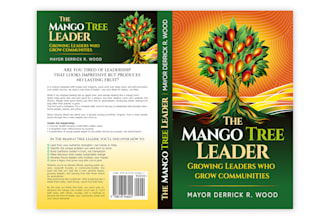 design an elegant and professional leadership book cover
