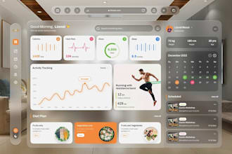 develop a weight loss, calorie, meal plans and fitness tracking app