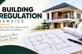 create UK building regulations drawings and structural calculations plans