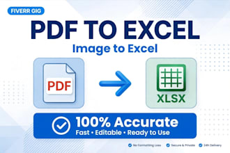 convert pdf to excel, image to excel and any data to spreadsheet