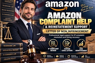 draft a letter of non infringement for amazon rienstatement
