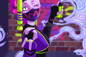 draw art commision in my style