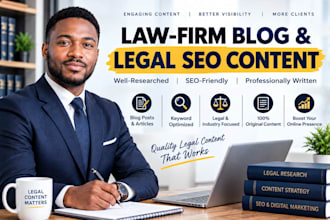 write SEO law firm blog articles and legal content for your website