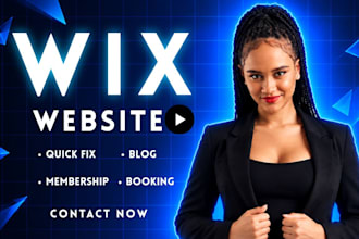 do simple wix landing page website revamp wix site wix ecommerce wix expert SEO
