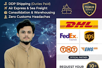 be your professional freight forwarder and offer by sea and air shipping