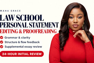 edit and proofread your law school personal statement in 24 hours