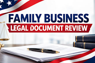 review your family business or closely held business legal documents