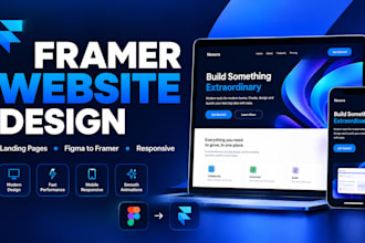 design framer website, framer landing page, figma to framer
