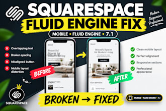 fix squarespace 7 0 to 7 1 migration and fluid engine issues