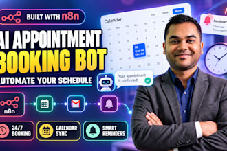 build an n8n ai appointment booking bot with reminders