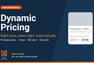 set up dynamic pricing and revenue strategy for your short term rental