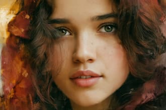 fix, improve or enhance digital painting art created by ai