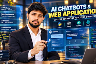 build a custom ai chatbot and ai web application