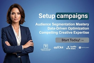 setup and manage you traffic junky and exoclick campaign