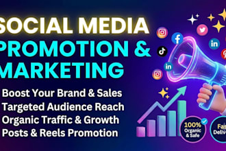 do social media promotion and affiliate marketing for you