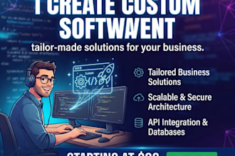 create ai developed custom softwares