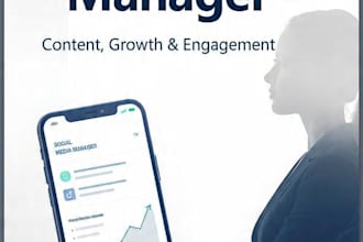 do social media management, video editing and logo design