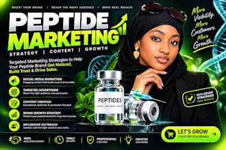 set up compliant peptide facebook ads and supplement marketing funnel