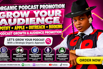 organic podcast promotion podcast outreach grow apple spotify audience listener