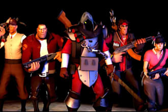 create, edit, port gmod character, 3d game model, garrys mod 3d player model sfm