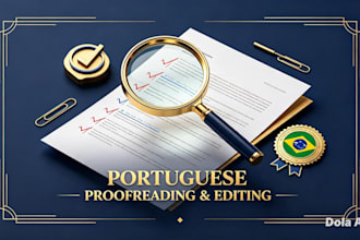 proofread and edit your brazilian portuguese text