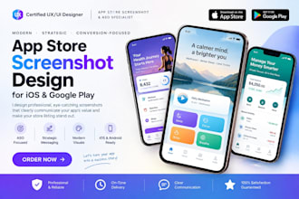 design high converting app store screenshots android aso and play store