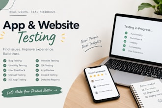 do QA testing app testing website testing ios app review usability testing