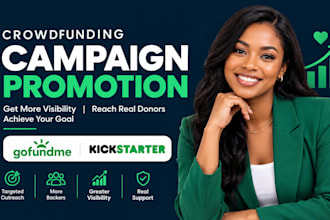 do gofundme promotion to hit funding success kickstater crowdfunding promotion